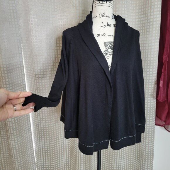 CAbi Black Winsome Open Cardigan - Size XS - Picture 2 of 11